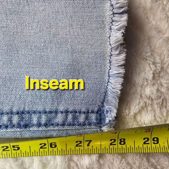 Vintage Almost Famous Distressed Skinny Jeans Light Wash Women's Size 0 - Picture 13 of 15